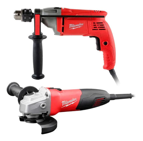 Combo rotomartillo SDS plus 1" y esmeriladora 4-1/2" Milwaukke